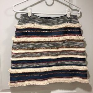 Anthropologie Sequin Skirt